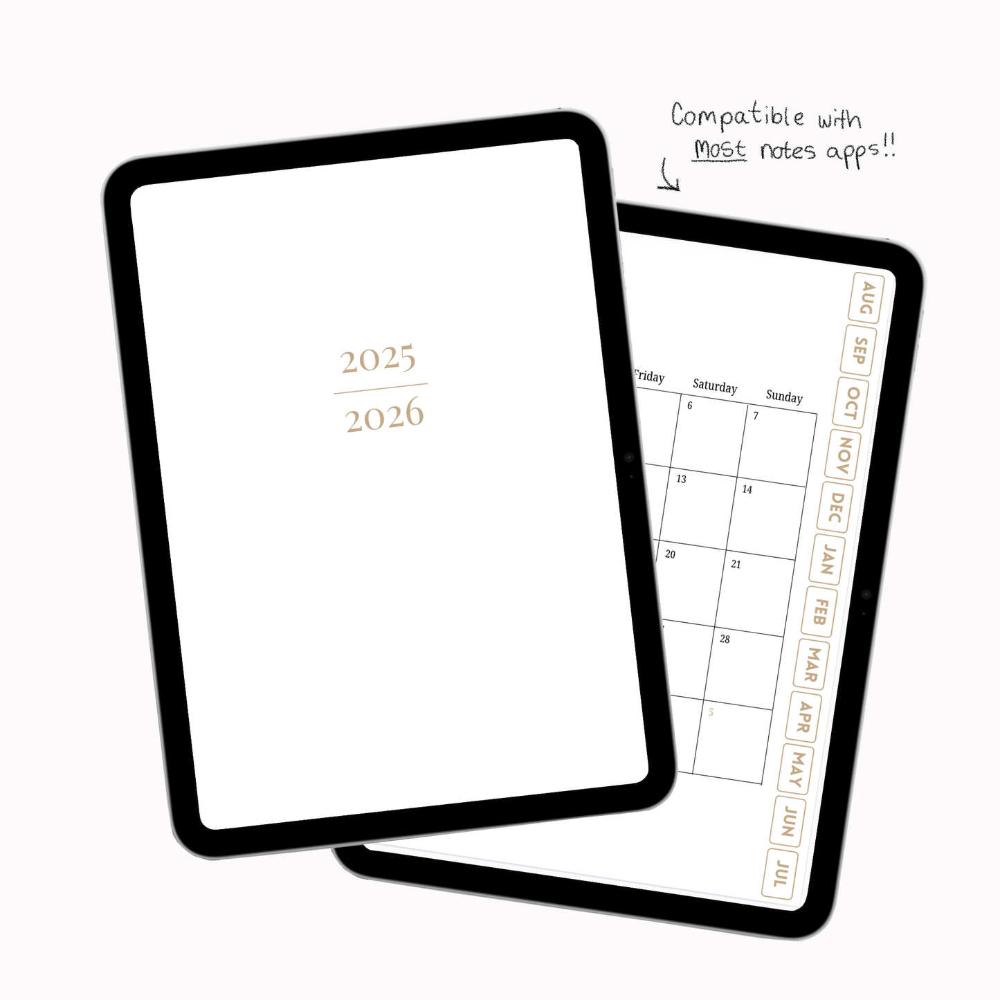 Digital Student Planner - White