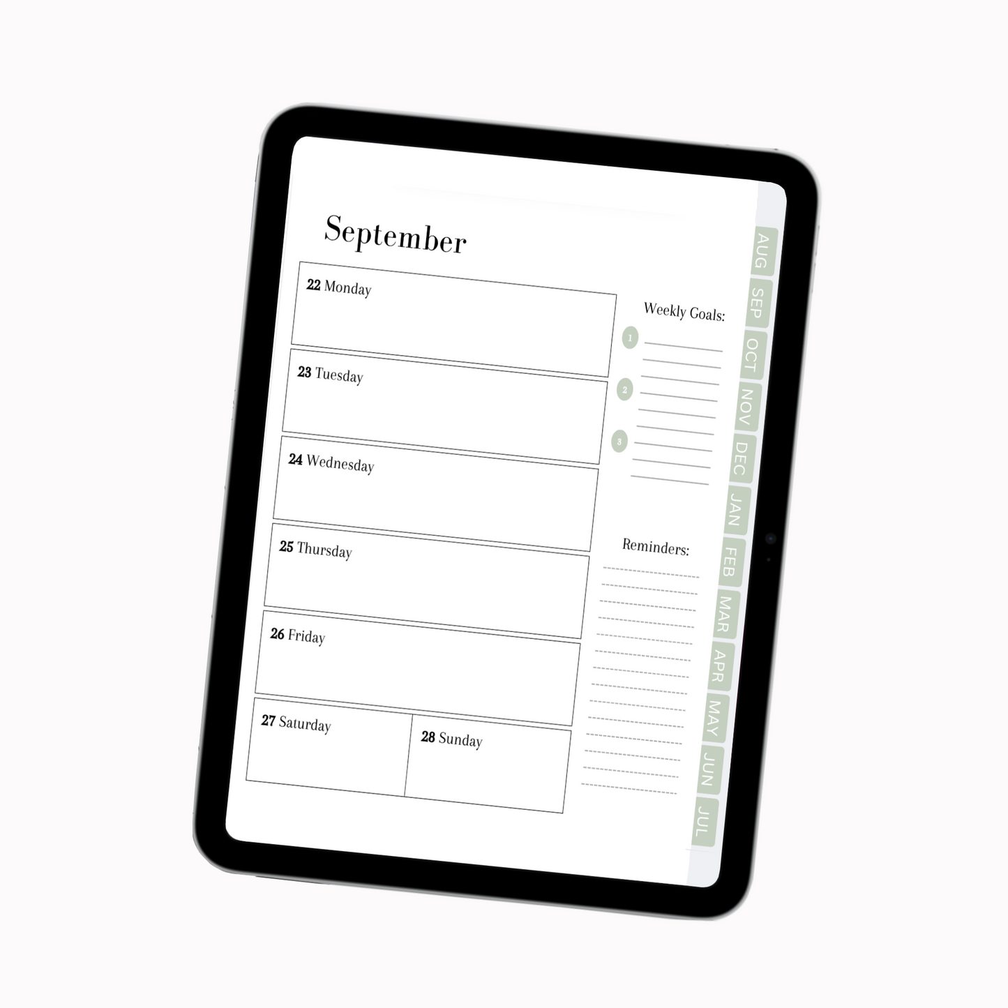 Digital Student Planner - Sage