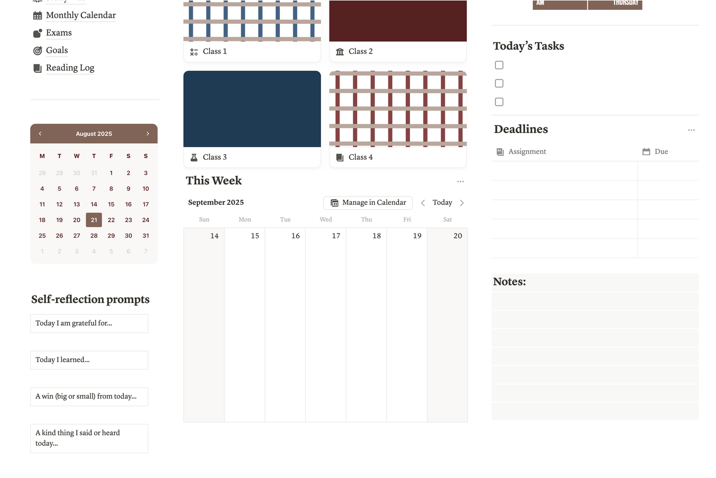 Ultimate Student Notion Template - Library