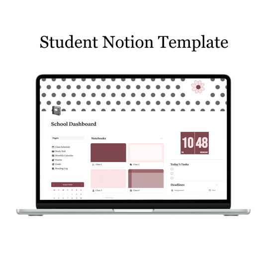 Ultimate Student Notion Template - Bold